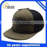 High Quality Custom 5 Panel Hats Acrylic Letter Flat Brim Trucker Hat Wholesale thumbnail-5
