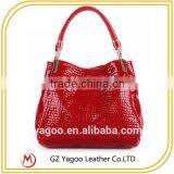 Good Quality Leather Handbag Ladies Purses and Handbags Croco Handbag thumbnail-2