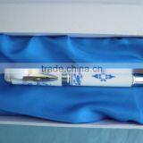 PO-01-pretty Blue and White Porcelain Ball Pen for Gift