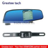 car rearview camera system with 3.5 inch mirror monitor