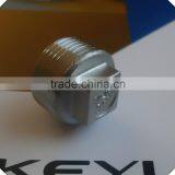 NPT Stainless Steel Square Plug