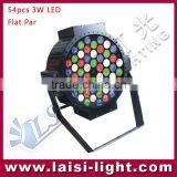 New 54pcs RGBW Led Flat PAR Light 3W LED Par Light for Sales thumbnail-1