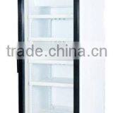 upright glass door ice cream freezer