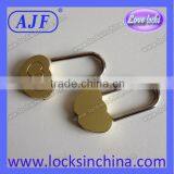 Love Lock With Two Hearts Engraved For 2014 Valentines Gift or Wedding Gift