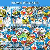 HD-034 CARLIKE Air Bubble Free Easy Clean Car Wrap Bomb Sticker Auto Body Color Sheet thumbnail-5