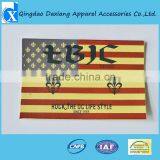 Fancy PU 2014 Embossed Split Leather Tags for Jeans