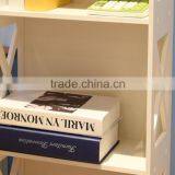GJ-YJ12040 Modern Life Furniture Waterproof Bookcase Storage Shelf White Book Shelf thumbnail-4