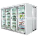 Deep Freezer Cold Room Different Size Glass Door Display Cold Room thumbnail-2