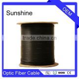 Aerial 4/6/8/12 Core Fiber Singlemode Flat Drop Cable / Optical Fiber Cable With Large Span                        
                                                Quality Choice