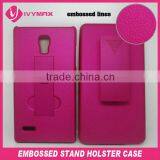 New Embossed Holster Combo Case for lg Optimus P769 L9 Phone Case