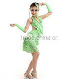 2015 Hot Sale Children Sex Girl Mini Custome Dress for Latin Dance thumbnail-2