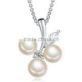 Sterling Silver 925 Jewelry CZ Silver Chain Necklaces Purple Gemstone Top Level Latest High Quality Cubic Zirconia Gemstone thumbnail-3