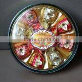 H-049 8PCS Milk Chocolate in Round Box
