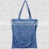 Plain Long Strap Canvas Crossbody Bag