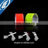 Factory Wholesale Hi Visibility Fancy Reflective Promo Snap Wristband , Reflex Slap Bracelet for Safety Quality Choice