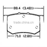 D365 43022-SG0-G01 for BYD ate brake pads