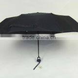 21' Black Auto Open & Close Three Fold Umbrella