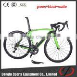 Hot!!! DIY Carbon Road Bike Frame DI2 Groupset Carbon Road Bicyle Customized Frame and Wheelset thumbnail-1