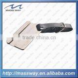 Souvenir Custom Blank Anodized Golden Aluminum Luggage Tag thumbnail-3