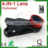 Portable 4 in 1 Mobile Phone Lens for Iphone Camera Lens