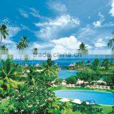 Beautiful Beach Castle Photo Wallpaper for Home Decor thumbnail-1