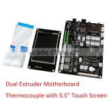 Chinese 3d Printer Motherboard Chitu V3.6 Dual Extruder Motherboard Thermocouple With 3.5" Touch Screen Support WiFi APP Control