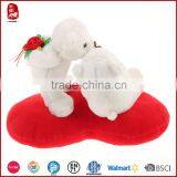 Wholesale Stuffed Love Heart Mini Teddy Bear Kissy Teddy Bear Wedding Bear thumbnail-3