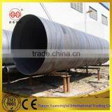 Welded astm black spiral steel pipe China supplier