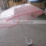 27"*8K Printed Transparent Umbrella With Nice Looking