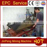 Wet shaking table gravity separation, hot sale spiral chute separator