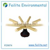 Feilite FD5674 8 laterals side-mounted bottom water distributor for water filter or water softener