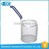 Easy cleaning OEM&ODM accept S/S 201 PVC handle pasta basket