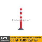 Red and White Flexible Delineator Guide Post