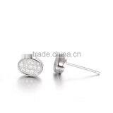 New 2016 Latest Silver Earring Designs Chrismas Gift SEB047W thumbnail-1