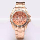 New Gold Steel Watches Luxury Women Watch Calendar Diamond Lady Watch thumbnail-1
