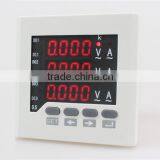 3UI73 Frame Size 80*80 Low Price LED ac Three Phase Digital Voltage Current Combined Meter, for Industrial Usage