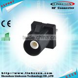 Black Fakra Male connector for PCB mount with Analog radio