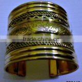 Indian Brass Metal Fashion Bangle Bracelet Wire Work thumbnail-1