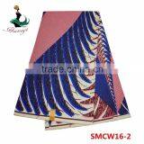 100% Cotton Wax Fabric Real Wax Print Fabric African Ankara Wax Printed SMCW18 thumbnail-4