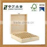 Wholesale FSC&BSCI&SA8000 Pine Large Wooden 68 DoTERRA Essential Oil Bottles Storage Box Organizer Caryying Case for Travel thumbnail-3
