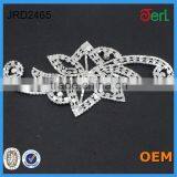 Beauty Lace Trimming Crystal Neckline Applique for Clothing Accessories thumbnail-6