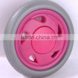 4.5" Baby Stroller Wheel Plastic Eva Foam Wheel for Trolley thumbnail-1