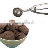 Ice Cream Scoop Stainless Steel With Trigger Cookie Scoop Spoon Set