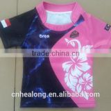 high quality customized rugby jersey,hot sale sublimation rugby jersey made in China