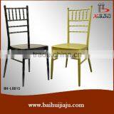 BH-L8815 Factory Price White and Gold Clear Resin Napoleon Wedding Chair thumbnail-2