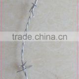 Barbed Wire 4 barberd points Double Strand 2.5mm Galvanized