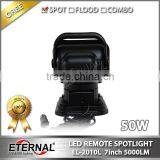 50W High Power Wireless Remote Spotlight Search Lamp for Marine Boat 4x4 Off-road Truck Emergency Vehicles thumbnail-5