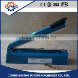 Bag Sealing and Shrinking ,hand Pressing Plastic Bag Impulse Side-cut Sealer , Band Sealer thumbnail-1
