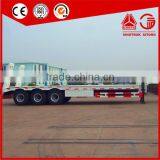 60t Tri-axle Low Bed Truck Trailer for Transporting Crane Excavator Tractor thumbnail-1