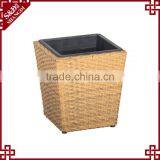 Home or Office Decoration Square Wicker Planter thumbnail-2